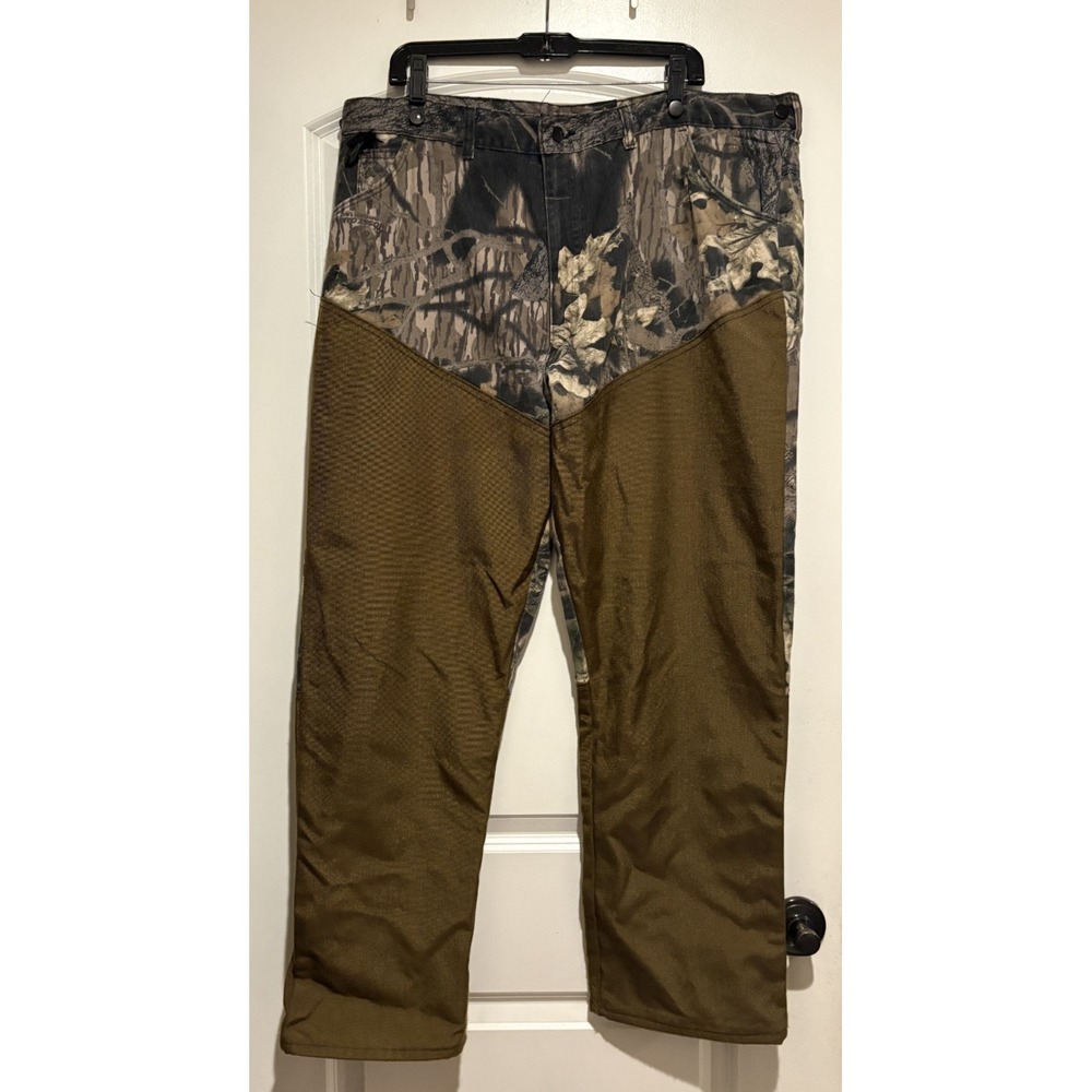 Vintage Wolf Mountain Camo Pants Mens Hunting Wear Size W42 Made in USA